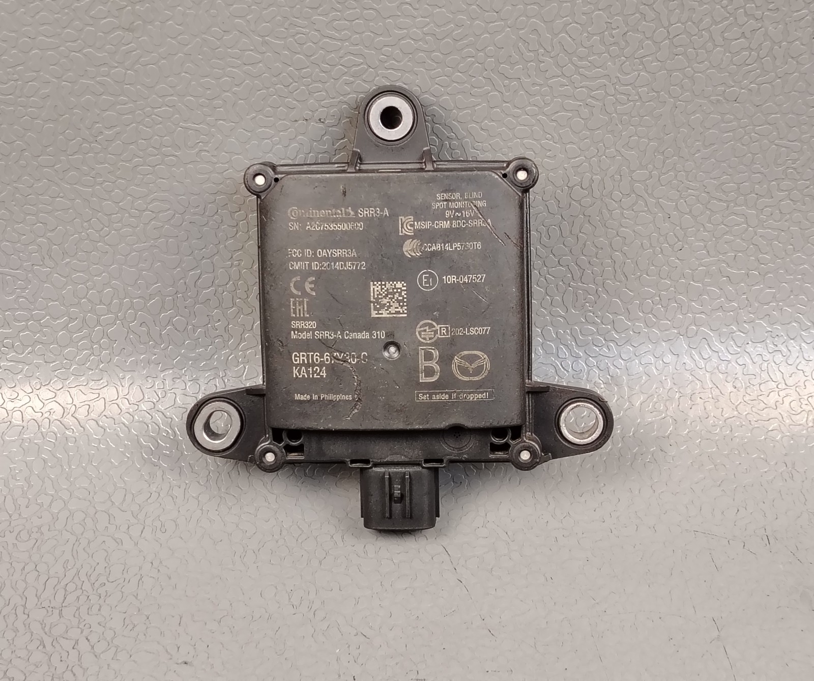 2018 MAZDA 6 MAZDA 3 Blind Spot Detection Warning RADAR Sensor GRT6-67Y30-C