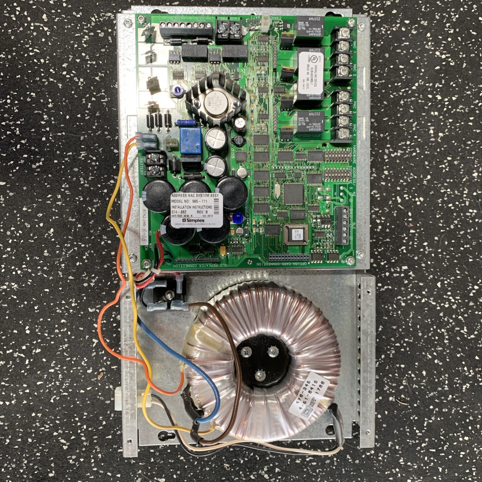 SIMPLEX 565-771 NAC 4009 EXPANDER POWER SUPPLY