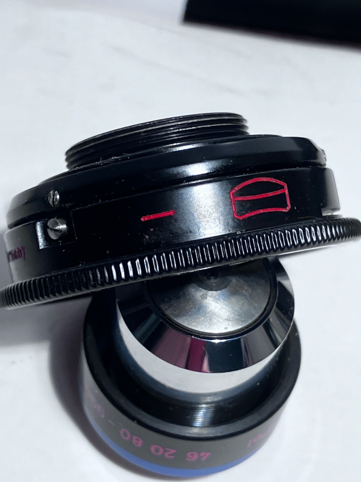 Zeiss INKO Epiplan 80X Reflected Light Microscope Objective 462080-9901 462005-