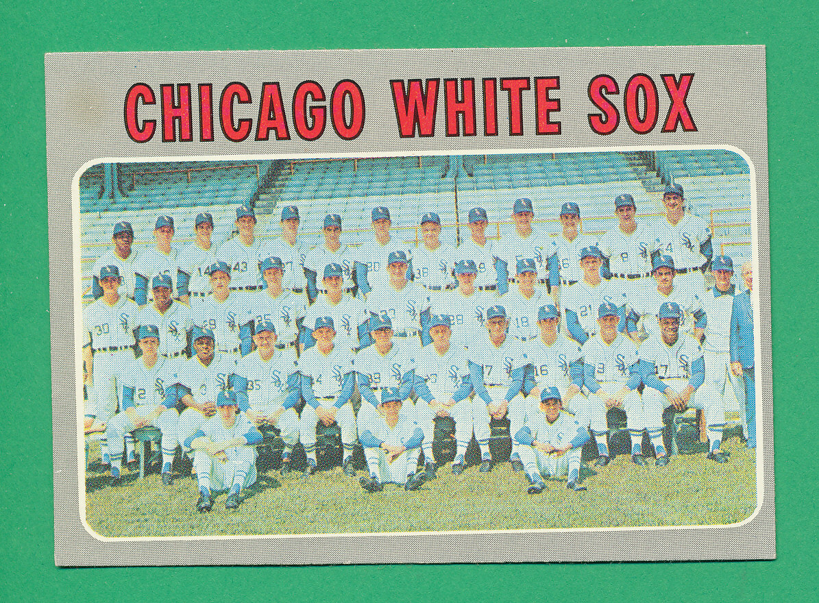 NM-MINT+/- BLANK BACK ERROR WHITE SOX TEAM 1970 TOPPS #501 UNCREASED *TPHLC-6942