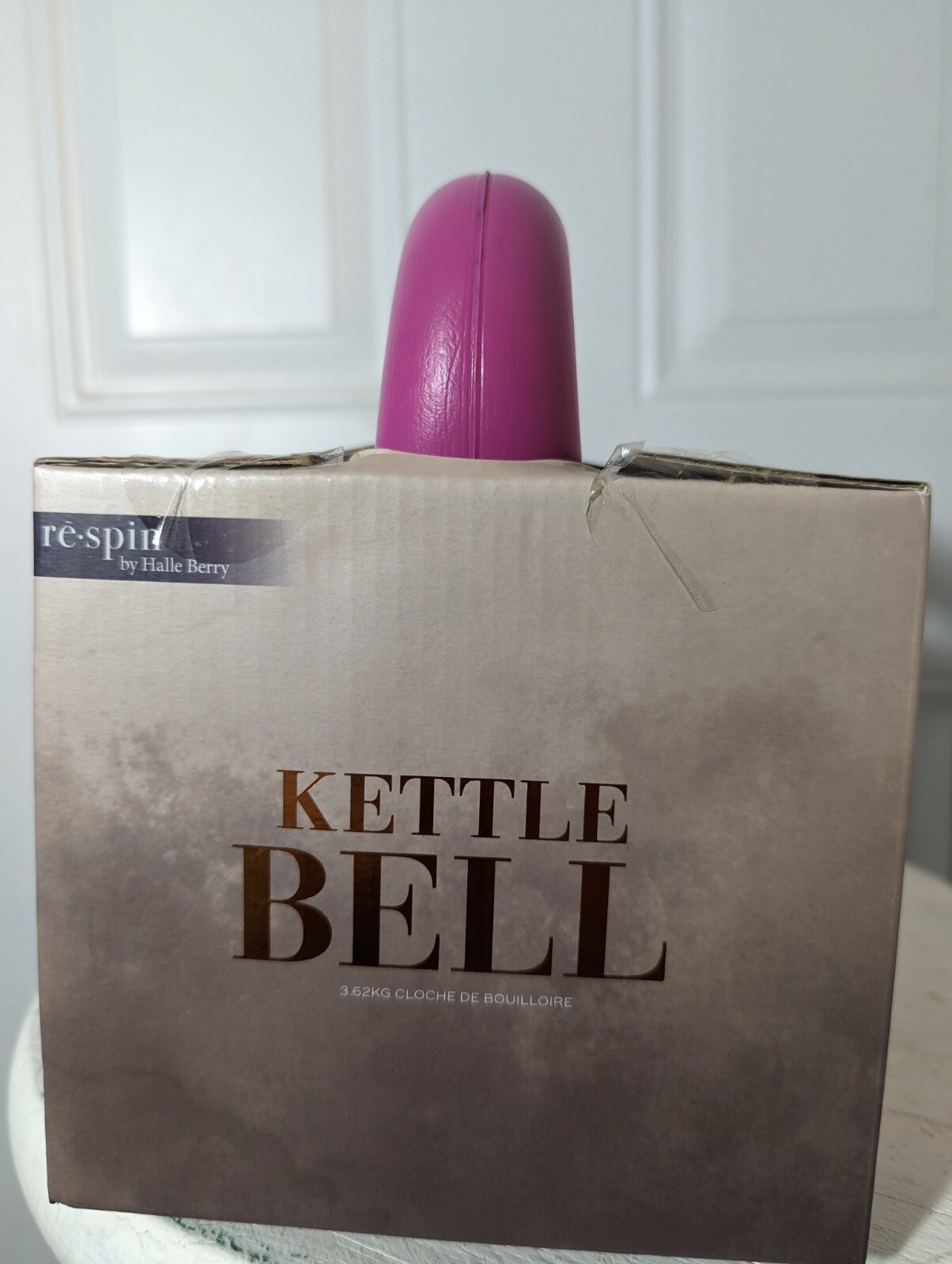 Re-Spin 10LB KETTLEBELL Kettle Plastic Workout Exercise Weights by: Halle Berry