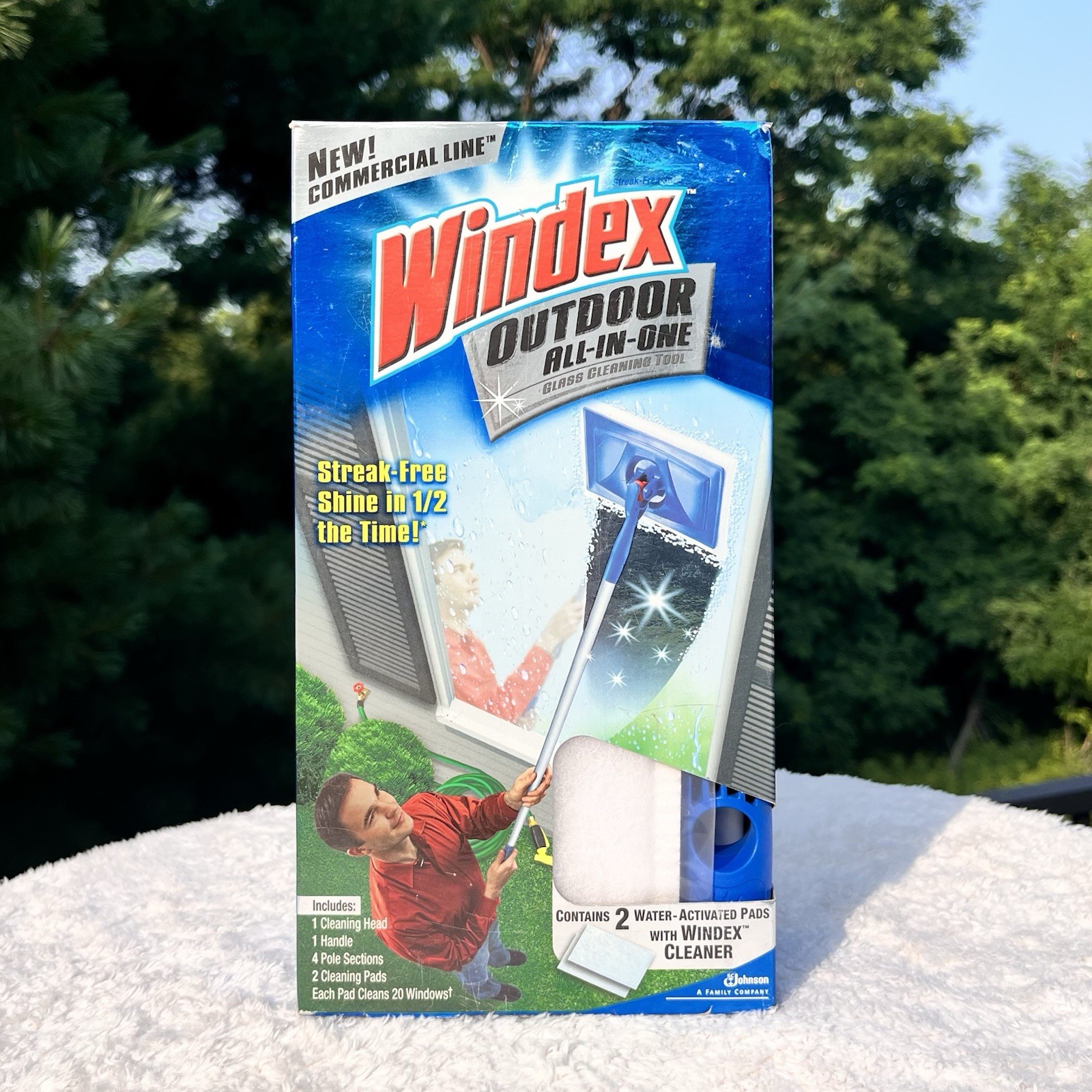 Windex Outdoor All-In-One Glass Cleaning Tool Commercial Line New Complete Set