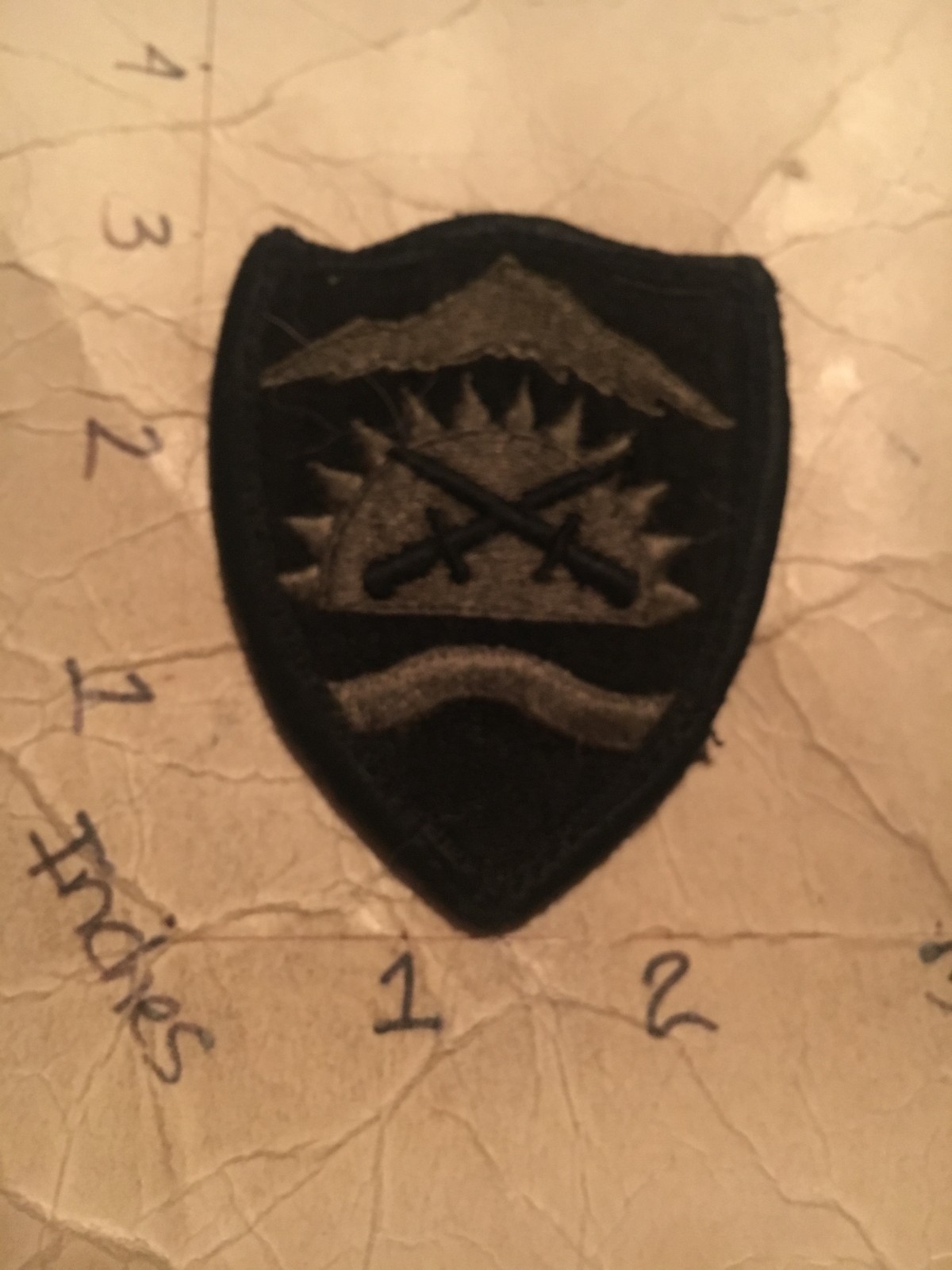 US Army Oregon National Guard m/e subdued patch 10/9/25