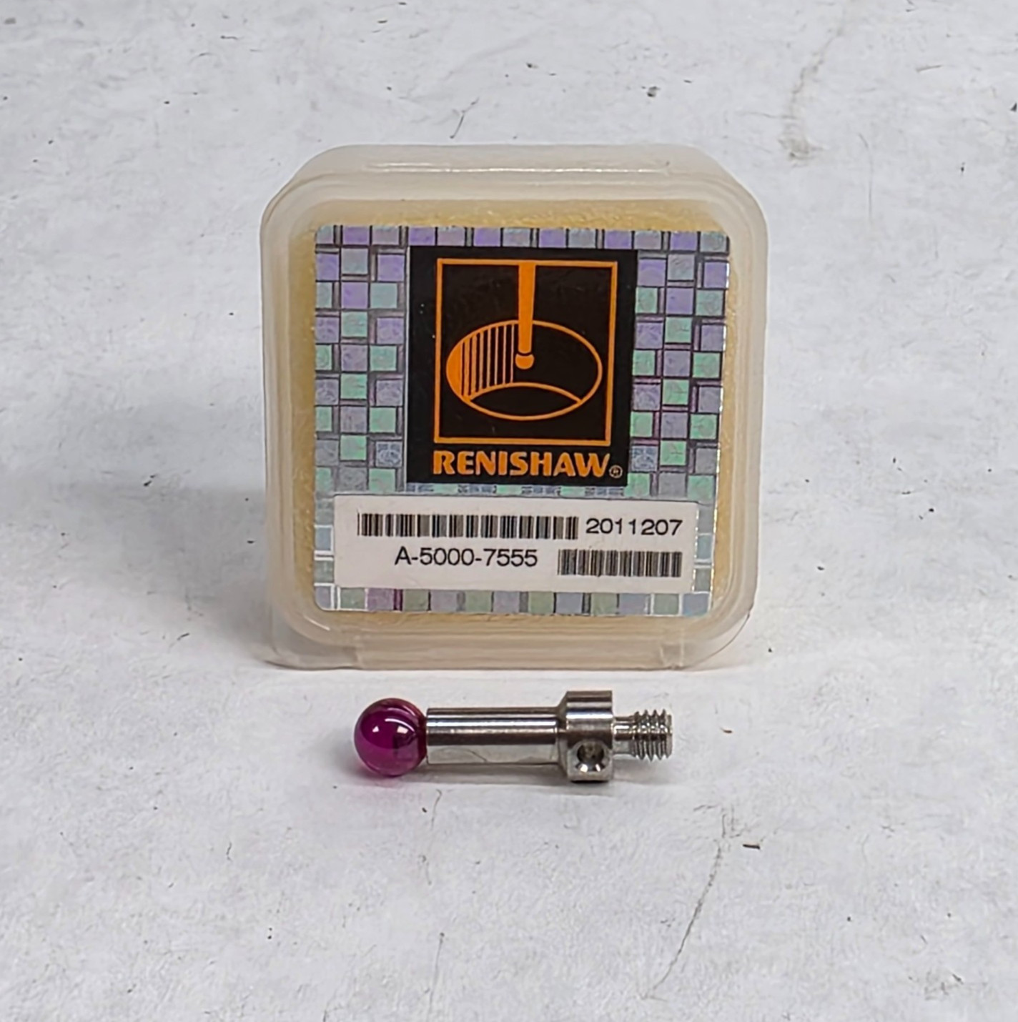 NEW!  Renishaw A-5000-7555 M4 6mm Ruby Ball Styli Probe NIB Genuine OEM