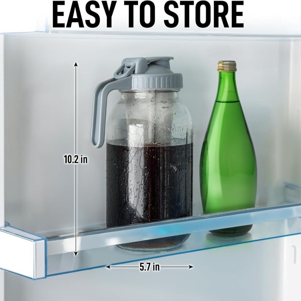 Zulay Premium Cold Brew Coffee Maker - Mason Jar
