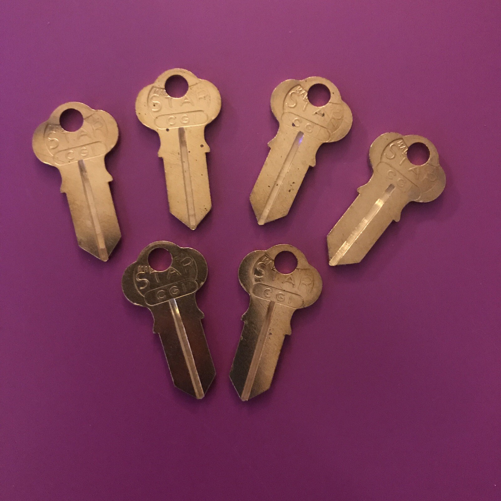 STAR Brand CG1  key blank       set of 6