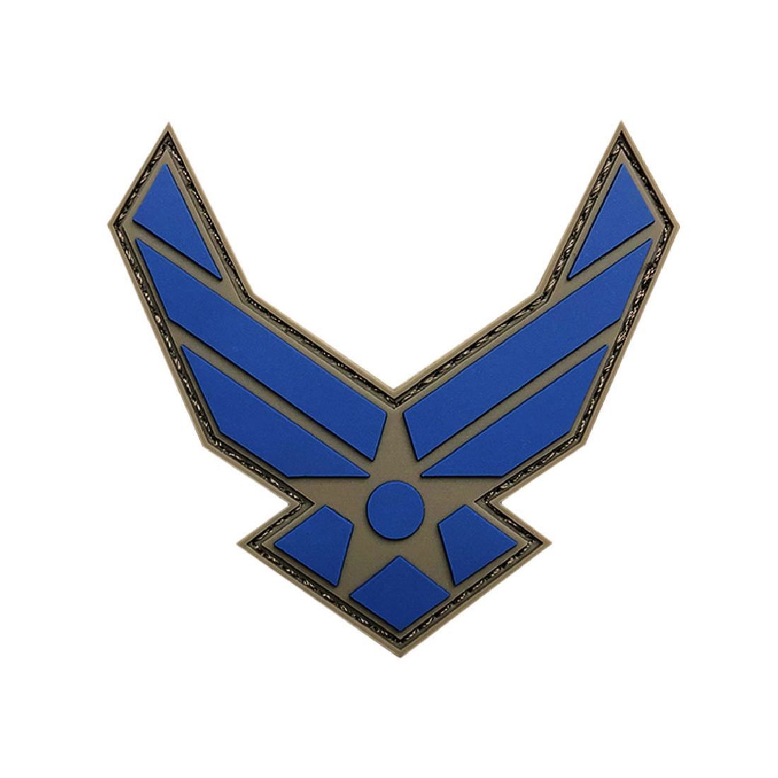 Air Man  LOGO Hook Patch (3D-PVC Rubber-MTB11)