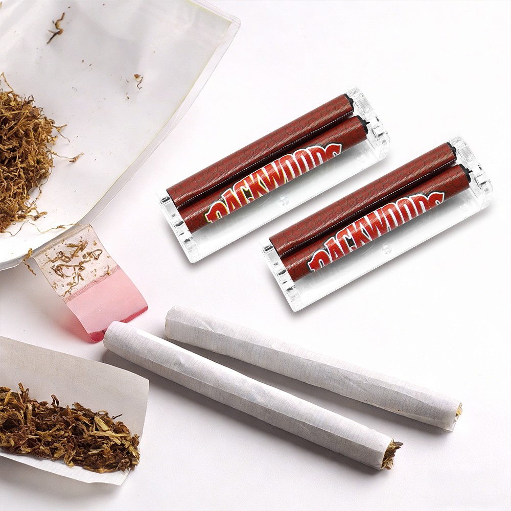2pcs 78mm Plastic Easy Handroll Cigarette Rolling Tobacco Machine