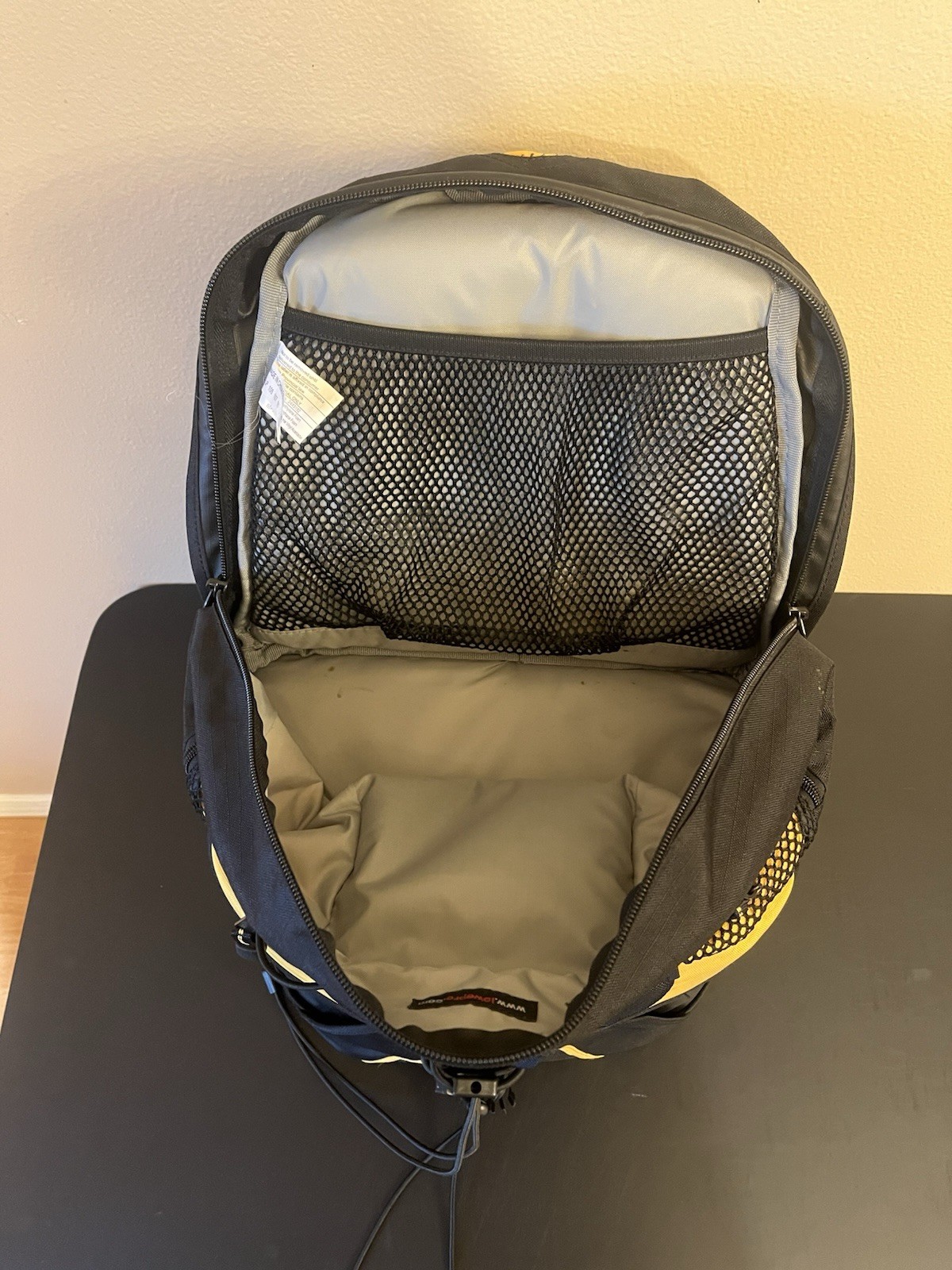 Lowepro DryZone Rover Backpack Camera Bag Black Yellow Light Use