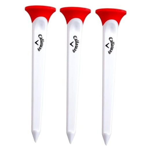Par Tee Plastic Golf Tees Red/White 10 Pack
