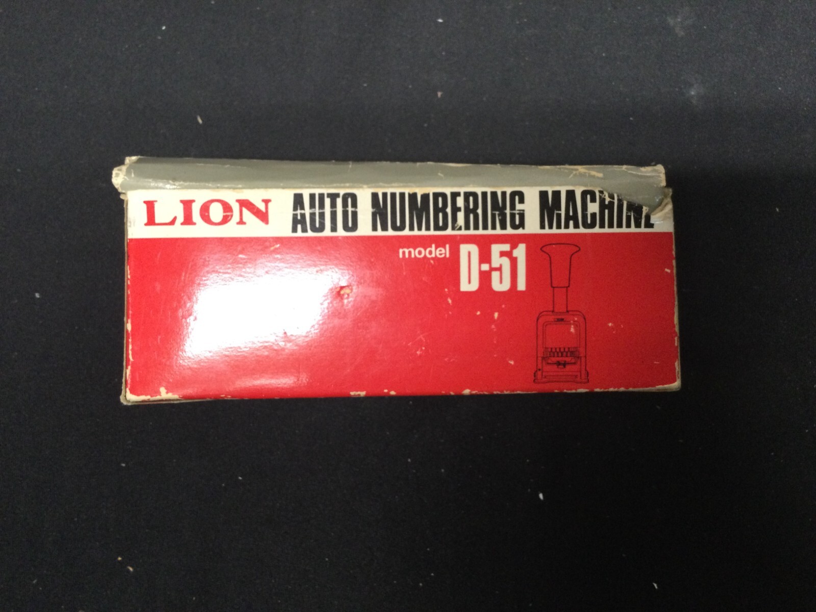 Lion D-51 5 Wheel Auto Numbering Machine EXCELLENT Condition