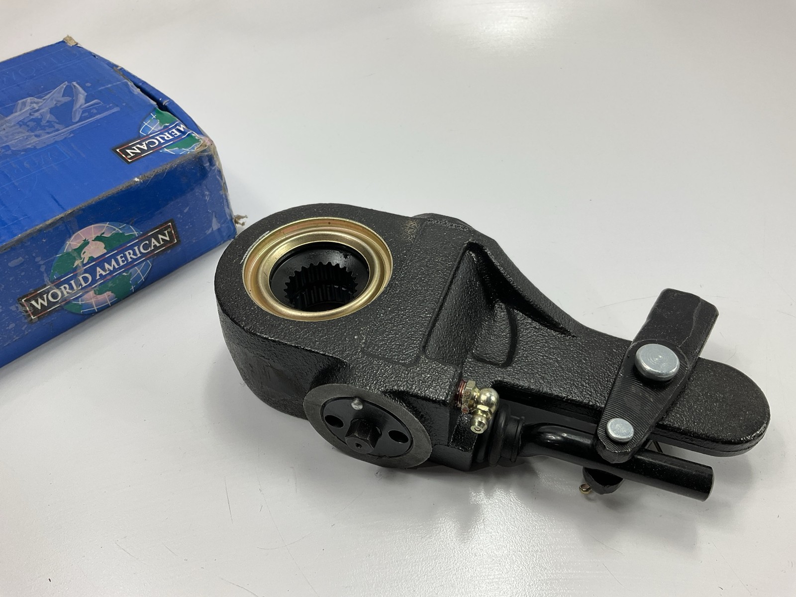 SOLD AS SHOWN WA WA25100 Automatic Slack Adjuster 1-1/4"-10 Spline, 5.5" Arm A