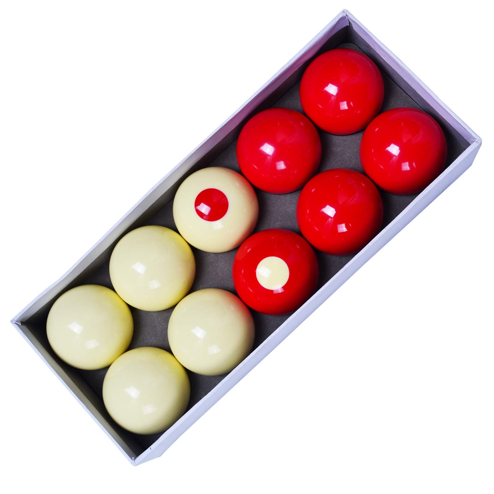 Bumper Pool Balls 21/8" Regulation Size Standard 10 Billiard Ball Set