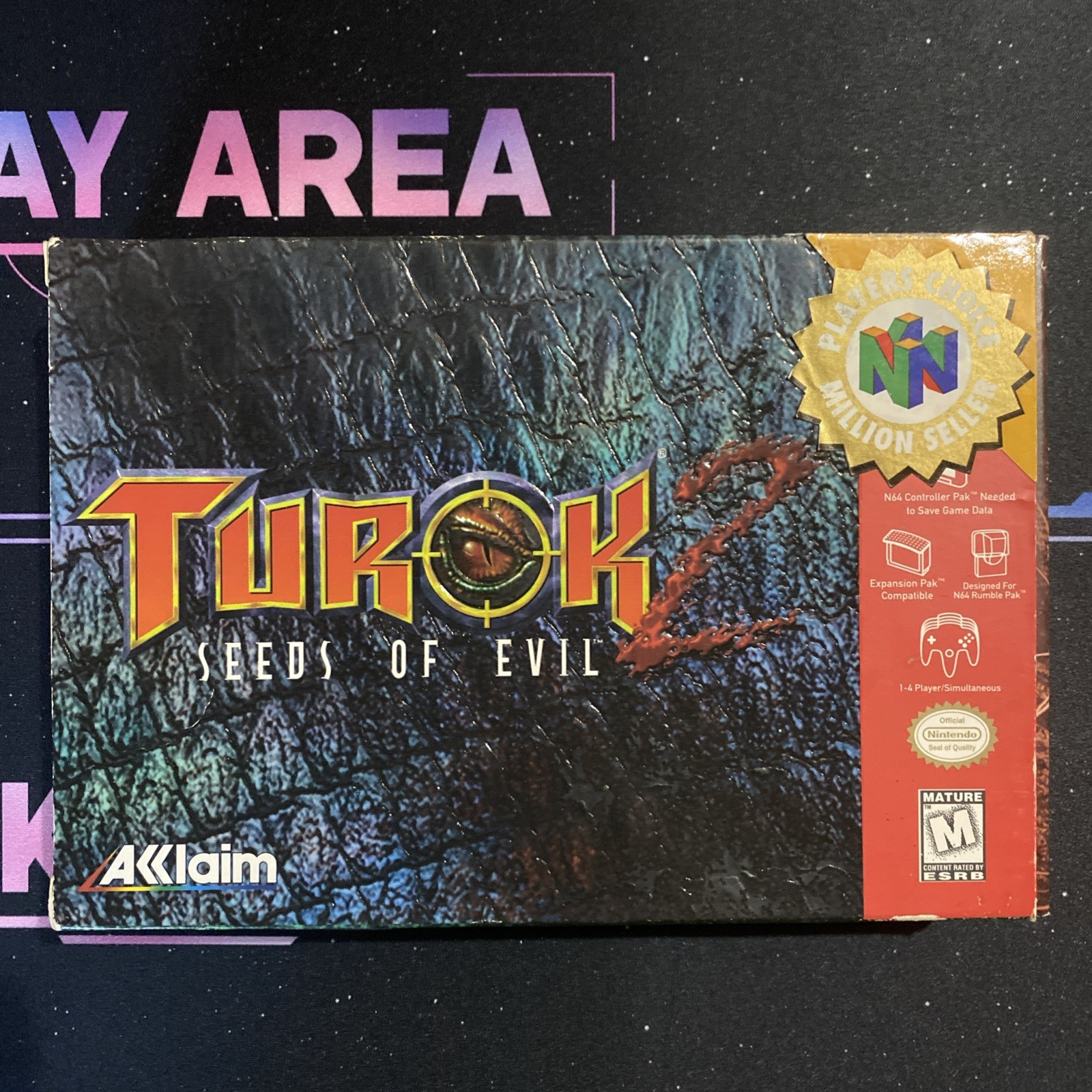 Turok 2 Seeds of Evil (Nintendo 64 | N64) Authentic BOX ONLY