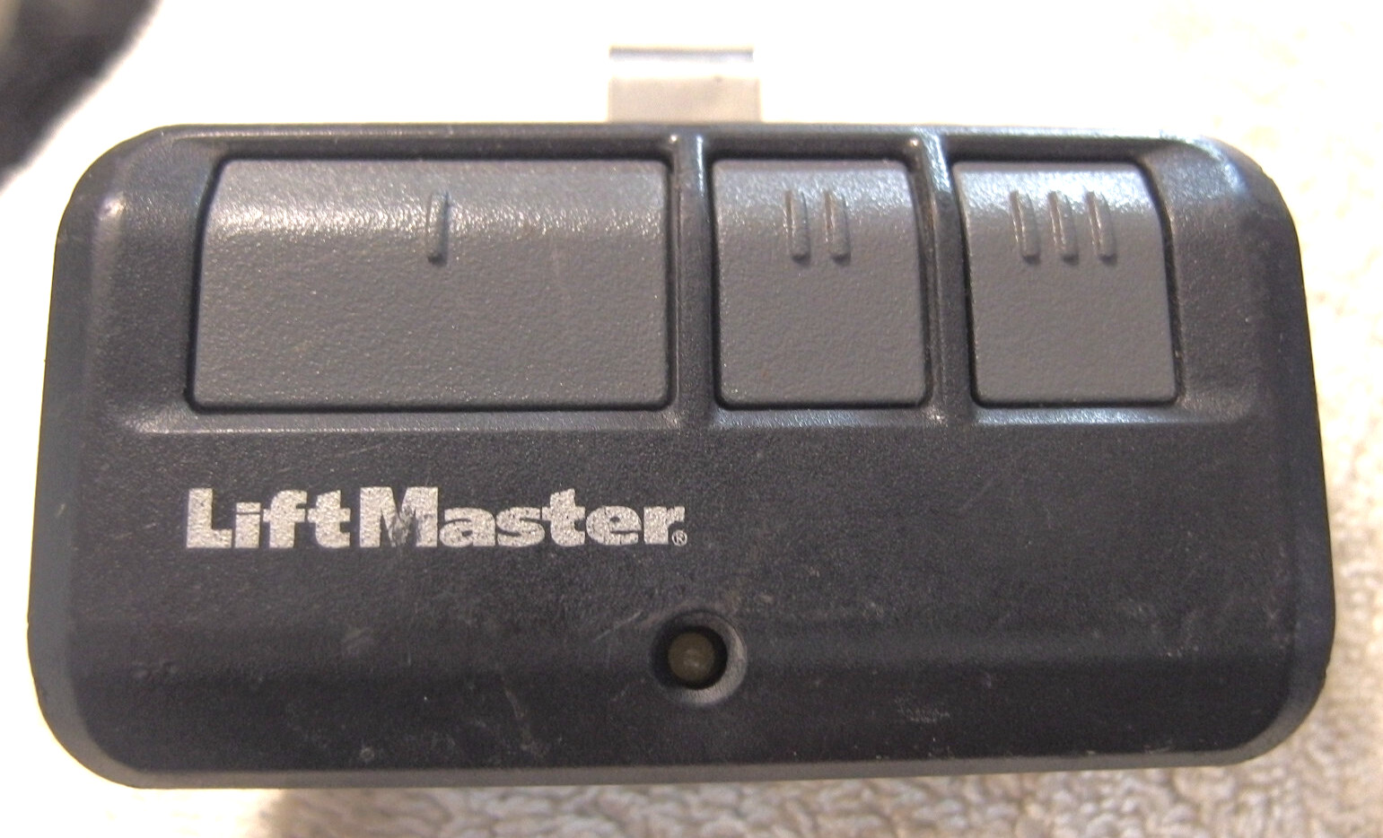 3 button,ad LiftMaster 893LM 3 Garage Door Opener Remote Control w clip