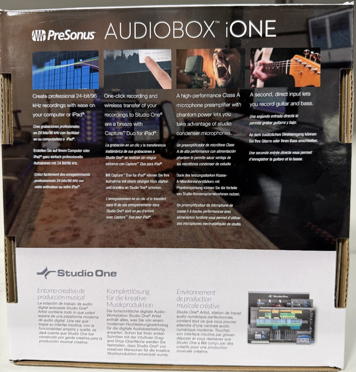 New PreSonus AUDIOBOX iONE