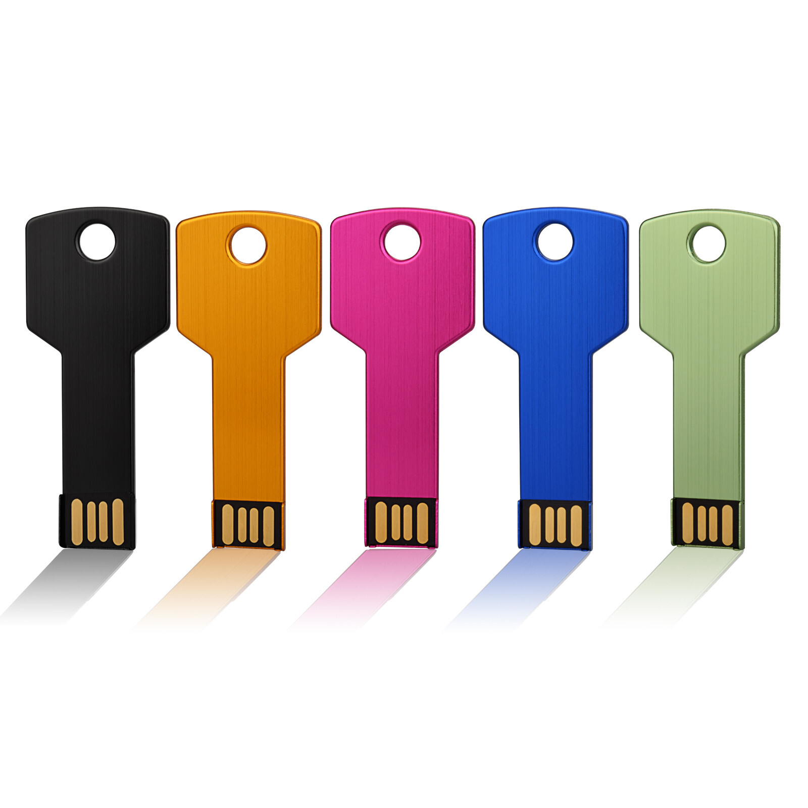 Kootion 10Pack 32G 64G USB 2.0 Flash Drive Mini Metal Key Flash Memory Drive