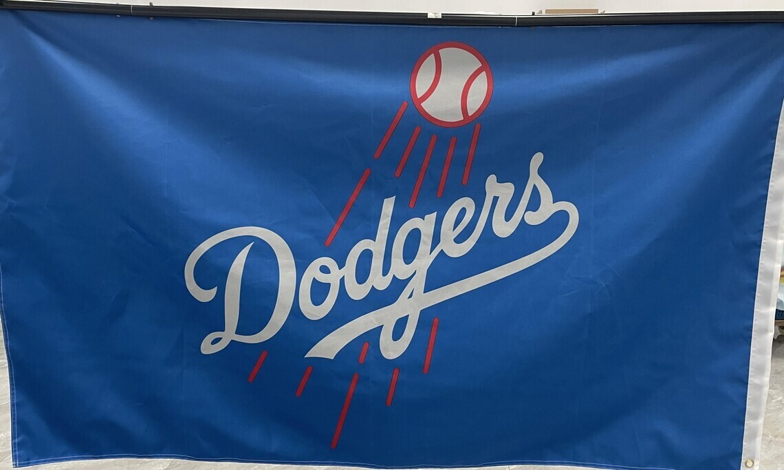 Los Angeles Dodgers 3'x5' Flag Banner - Double Sided