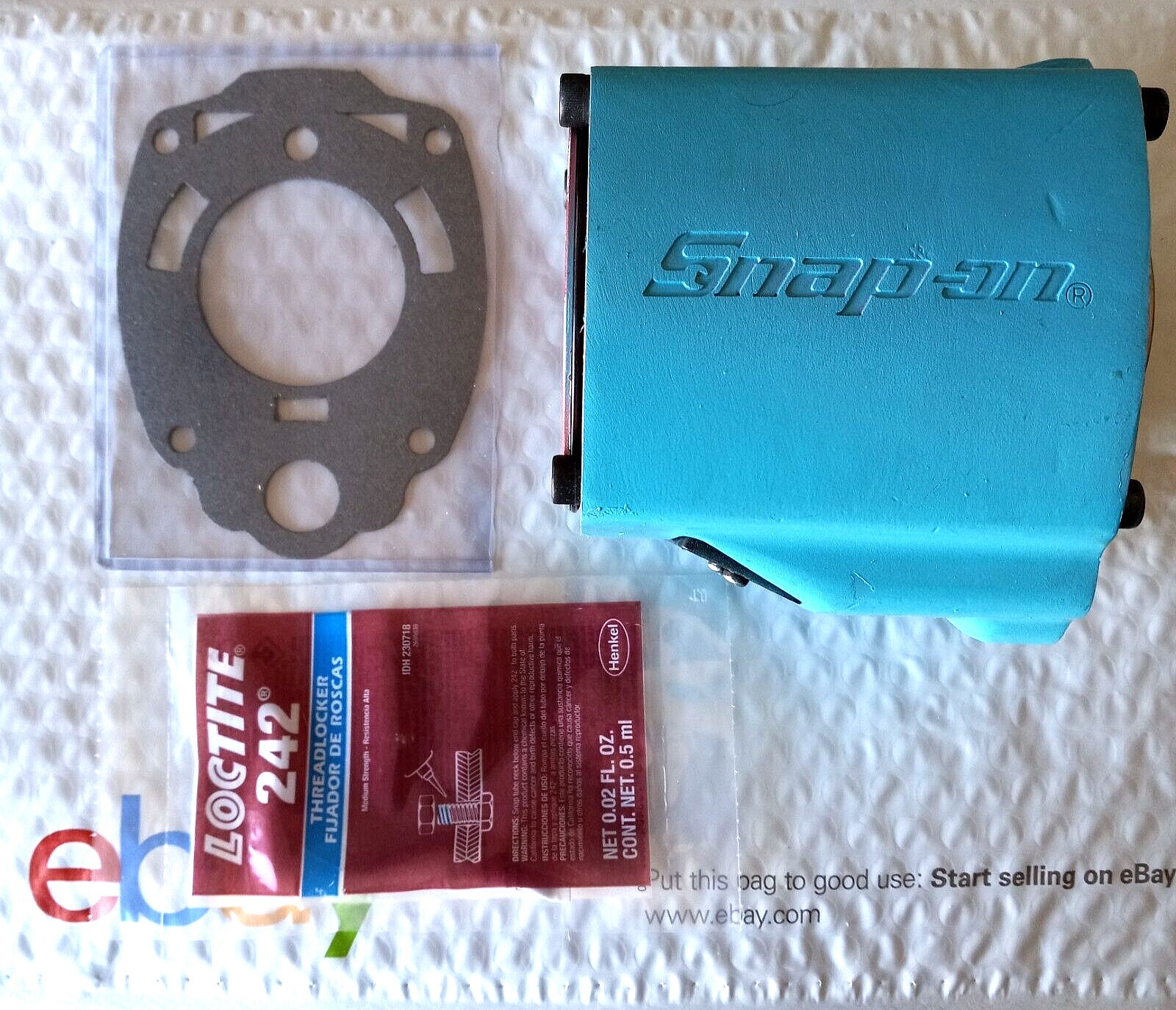 SNAP ON IM1800, IM1800L REBUILT AIR MOTOR NEW VANES+BEARINGS+SEALS+SCREWS+GASKET
