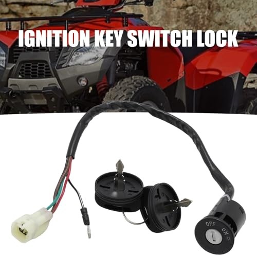 35010-LCA-4-90A Ignition Key Switch Lock, Replacement for Kymco ATV MXU 50