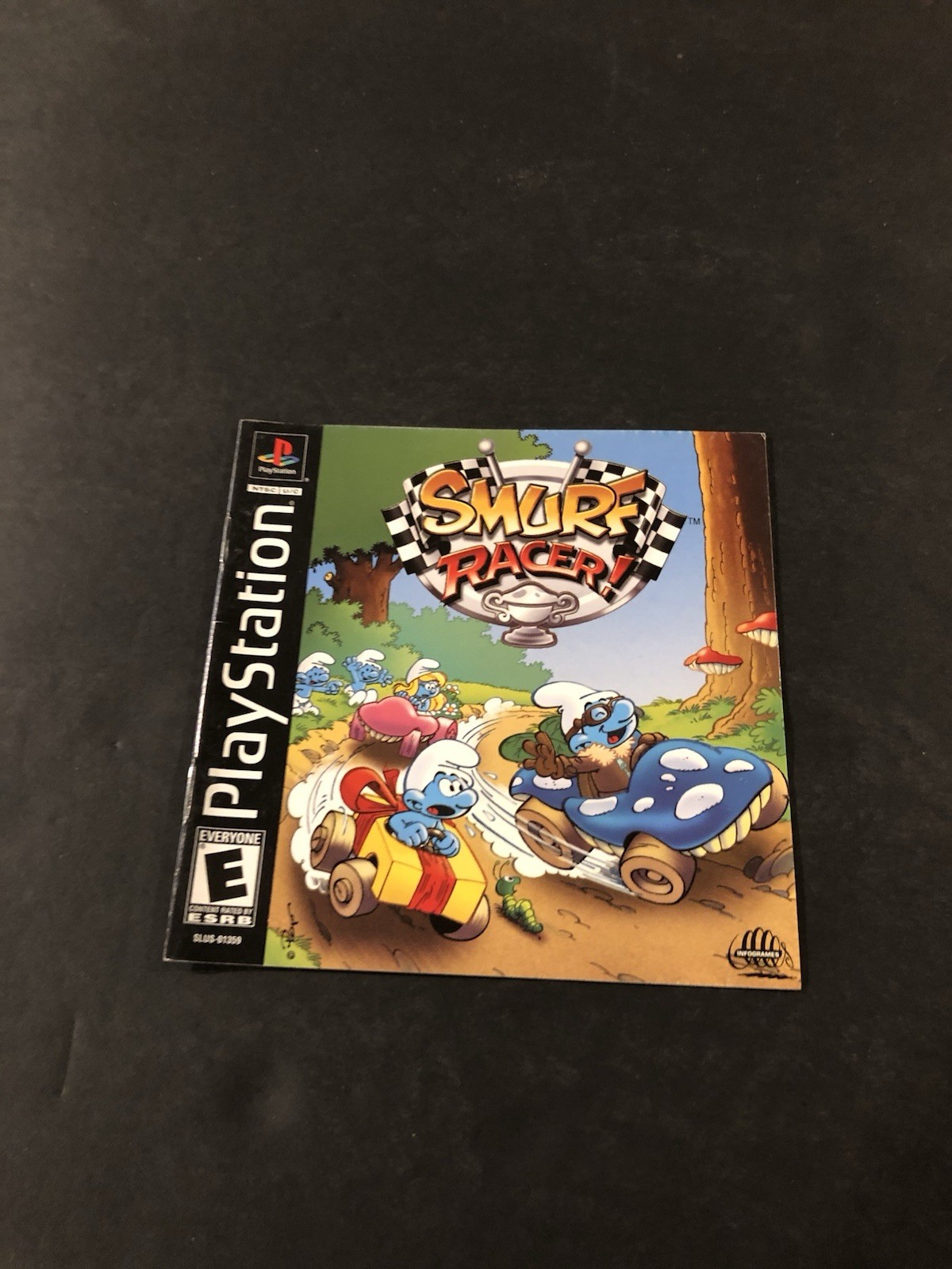 smurf racer sony ps1 Manual Only