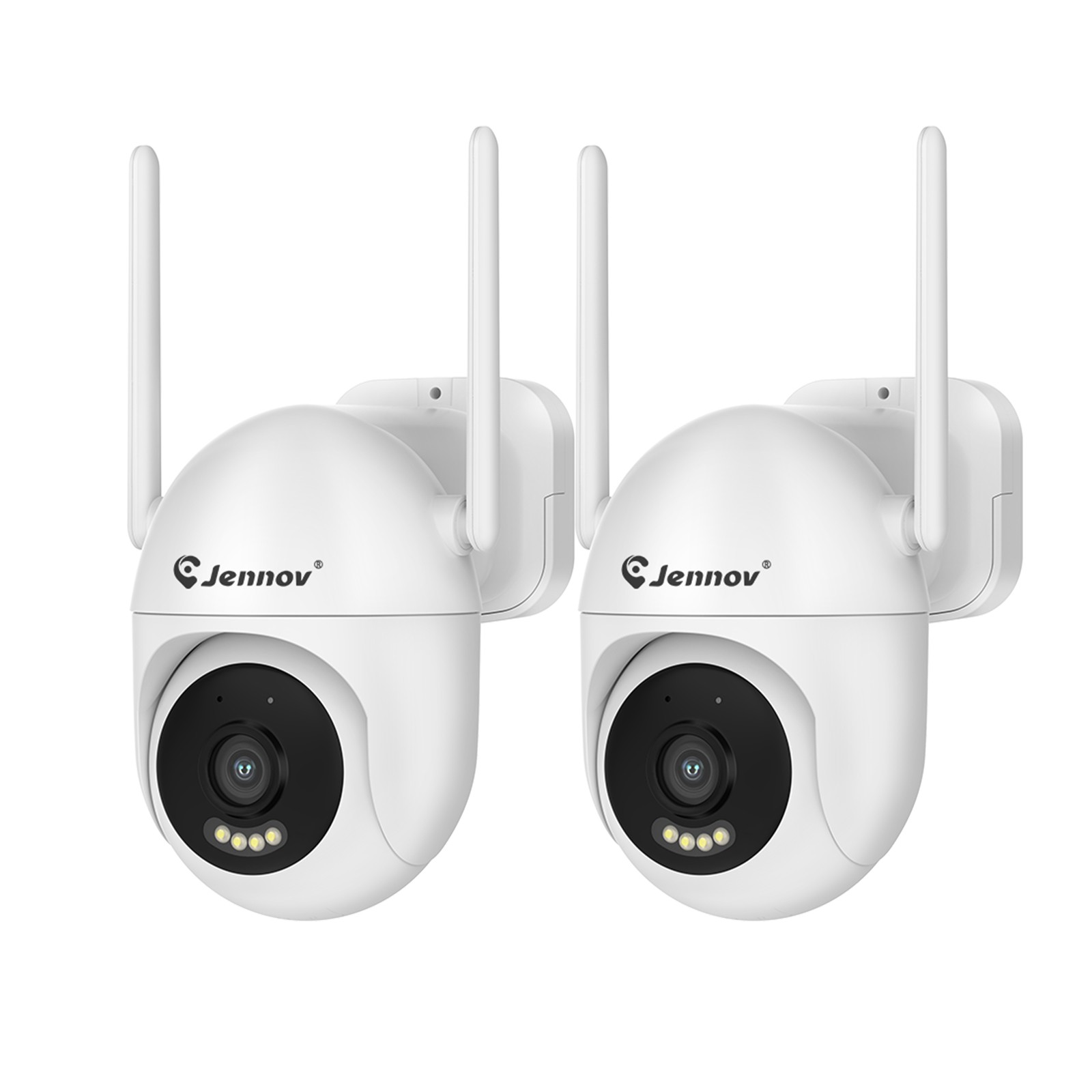 Jennov 5MP 360° PTZ Outdoor WiFi Security Camera Auto-Tracking Night Vision