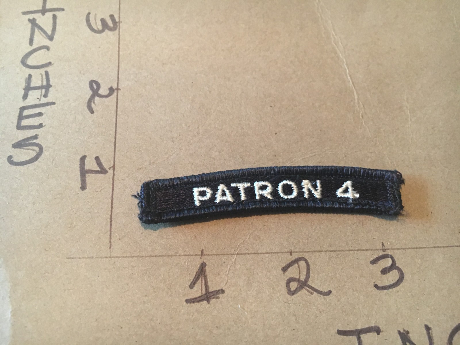 US NAVY SHOULDER STRIP TAB *** rocker *** Patch Patron 4