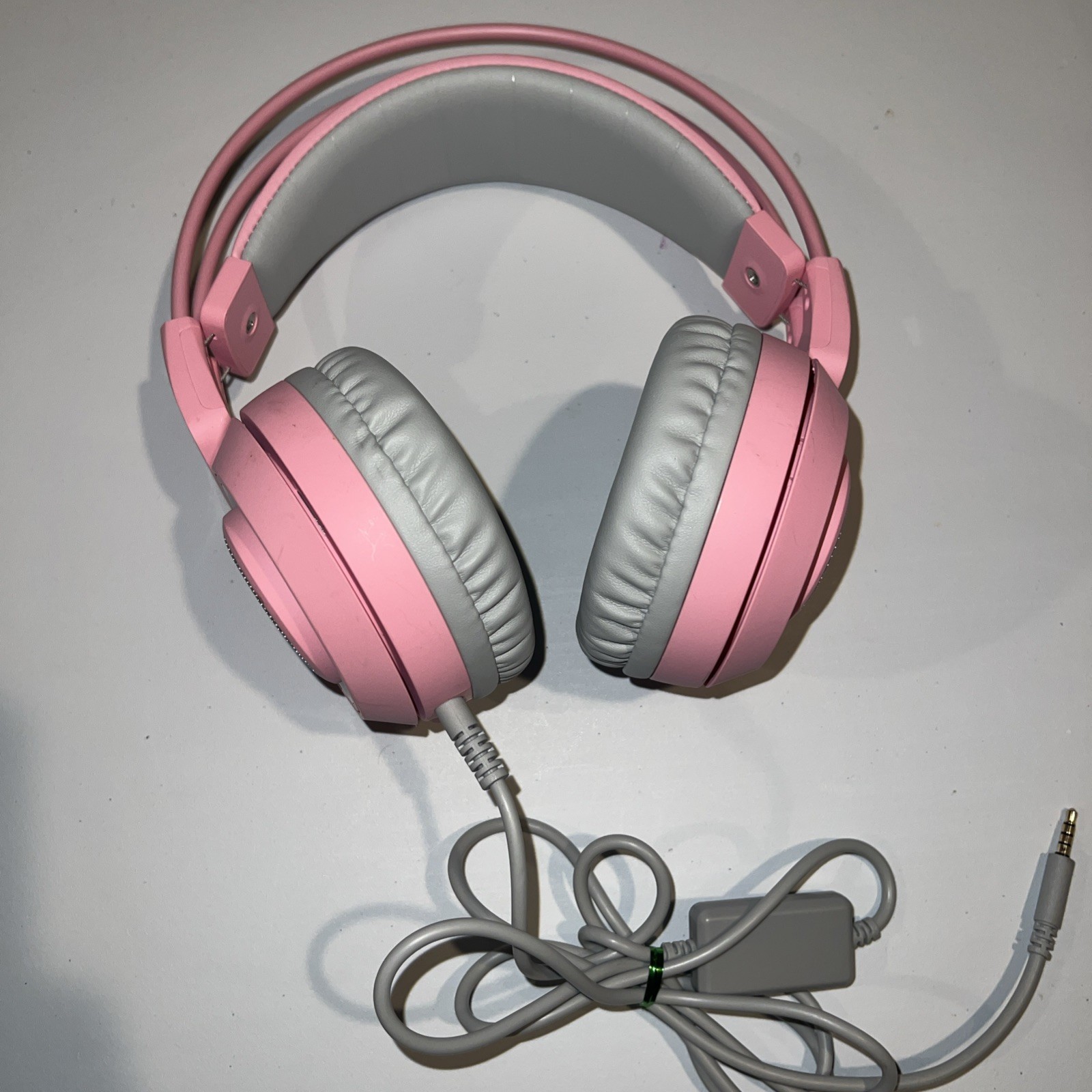 4E Gaming Headphones Cat Headset Somic Wired Pink Mic