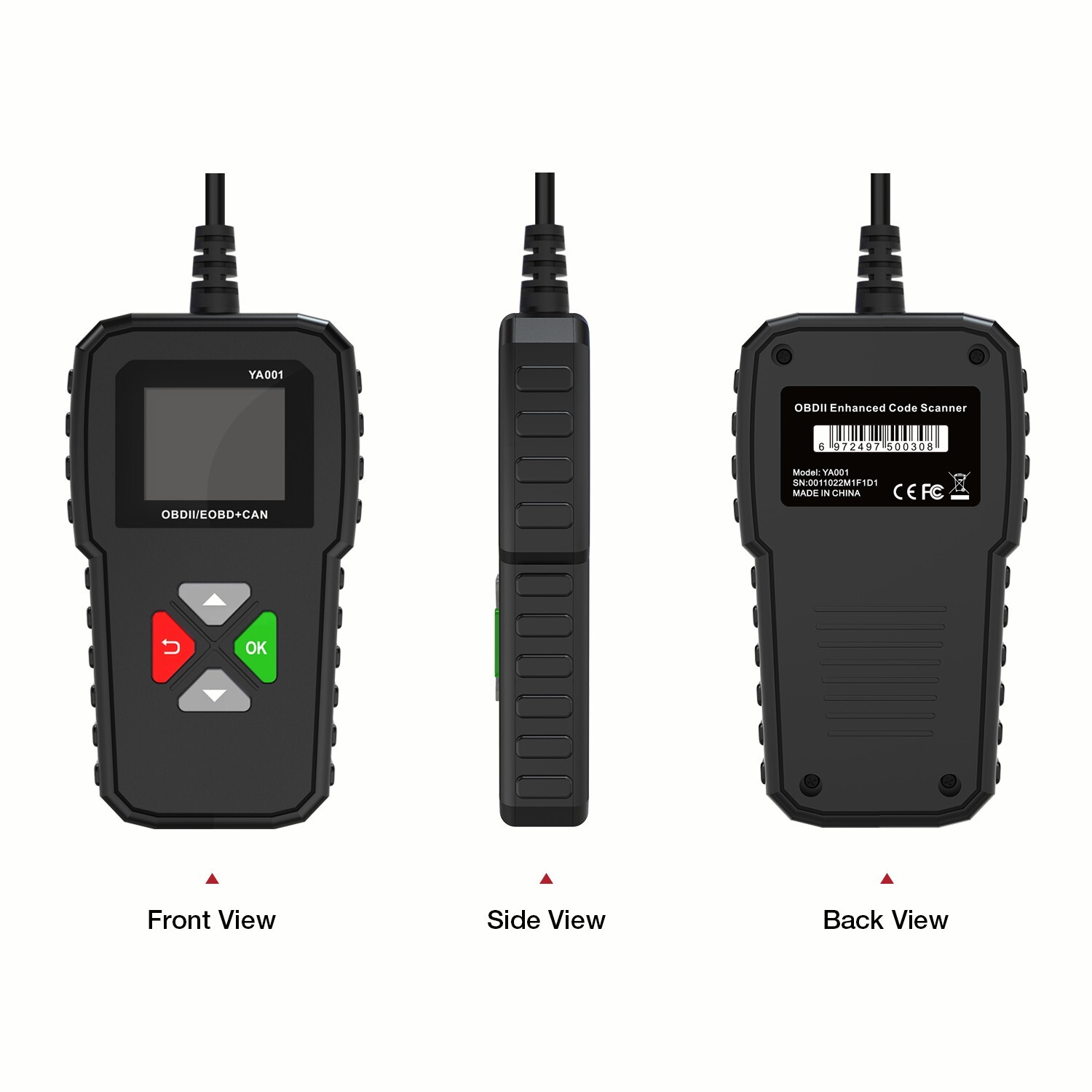 KINGBOLEN YA001 OBD2 Scanner Code Reader Clear Car Check Engine Diagnostic Tool