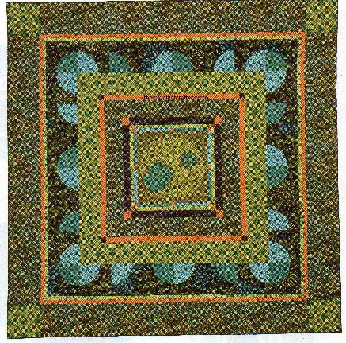 Sedona Square Quilt Pattern Pieced GK