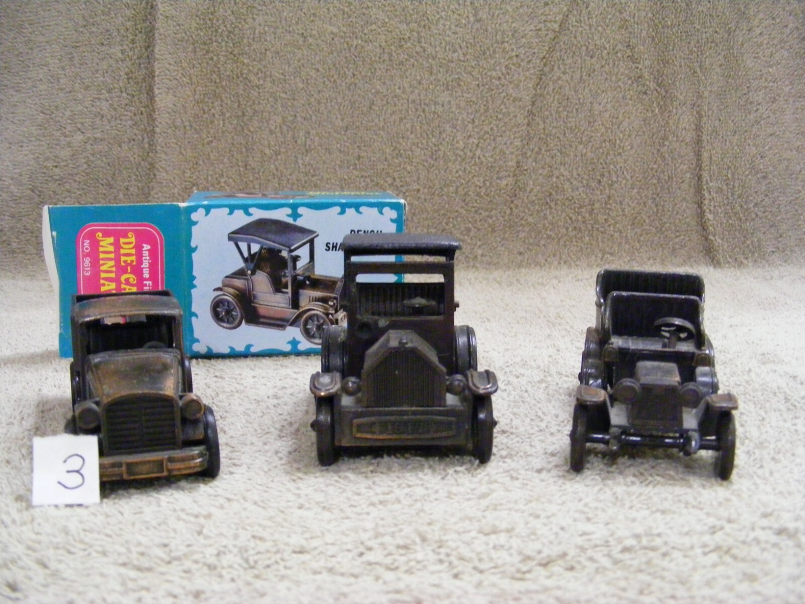 3) DIE CAST PENCIL SHARPENERS - SET OF 3 - 2 CARS AND 1 PICKUP