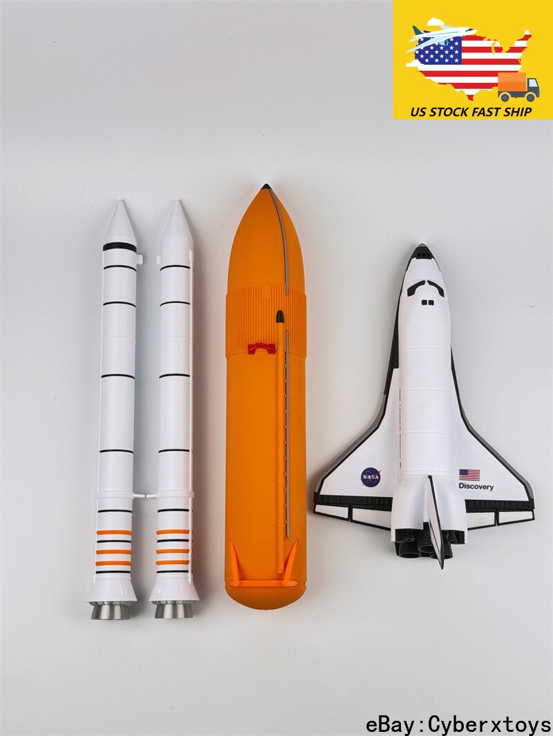 1:200 Scale NASA Space Shuttle Model Painted Finished