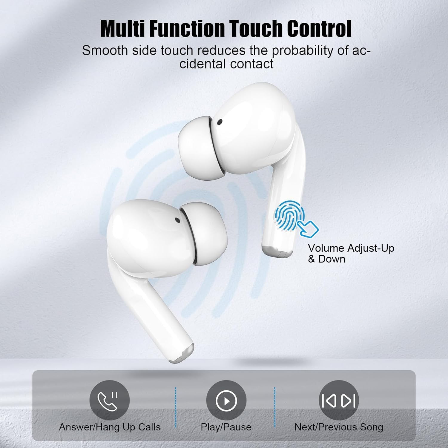 Wireless Earbuds for iPhone, 5.3 Bluetooth Headphones for Apple Earbuds Wireless