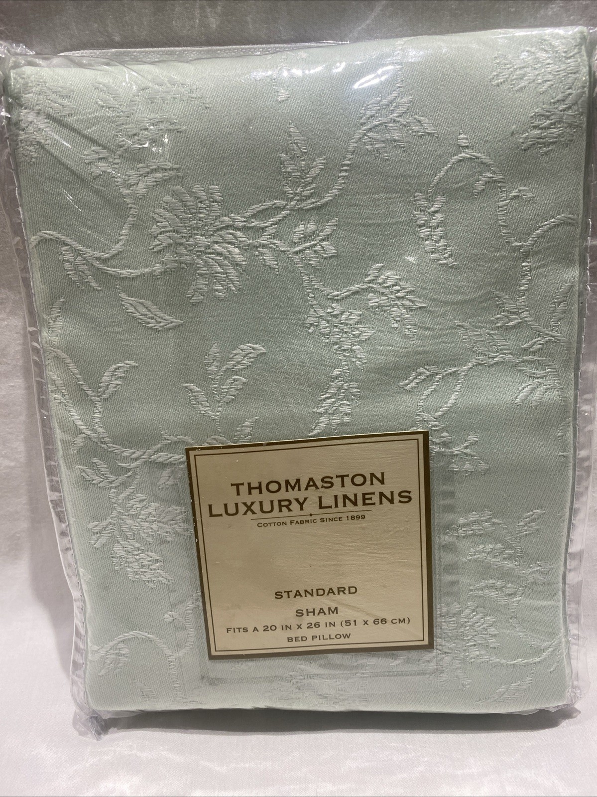 Vintage Thomaston Luxury Mint Luxury Linens Standard Sham NWT