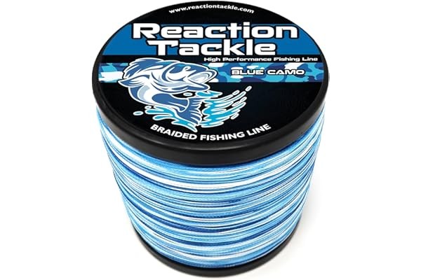 Reaction Tackle Braided Fishing Line - Pro Grade Power Performance for Saltwater