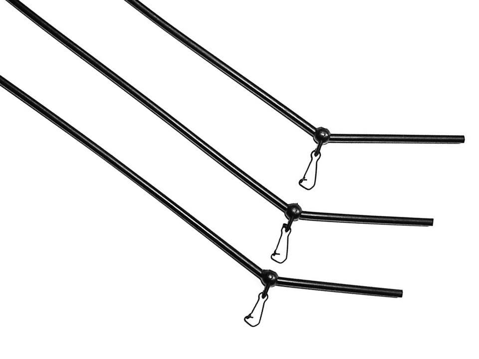 15 x sea fishing tackle anti tangle booms 15,20,25,30 cm snap links for swivels