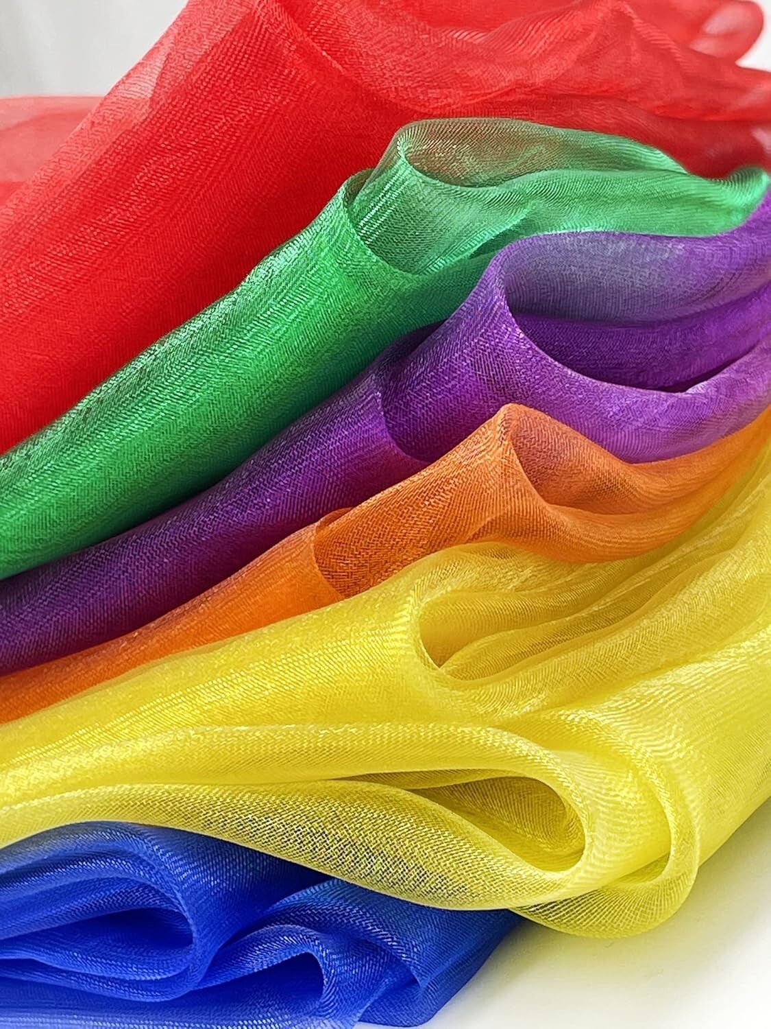 Dance Scarves for Kids 12 Pcs Music Scarves Dance Scarf Play Scarves forChildren