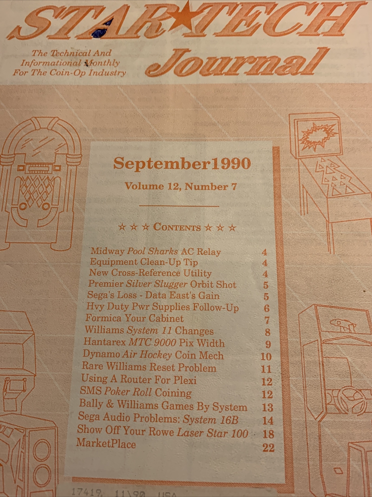 1990 September Mac 9000 Pool sharks STAR TECH JOURNAL manual