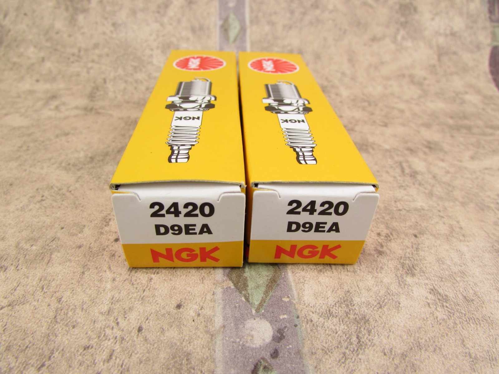 2 PACK NGK Standard (2420) D9EA Spark Plugs, Made In Japan