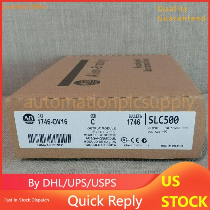 New Sealed 1746-OV16 SLC 500 Output Module Allen Bradley 1746OV16 US Free Tax