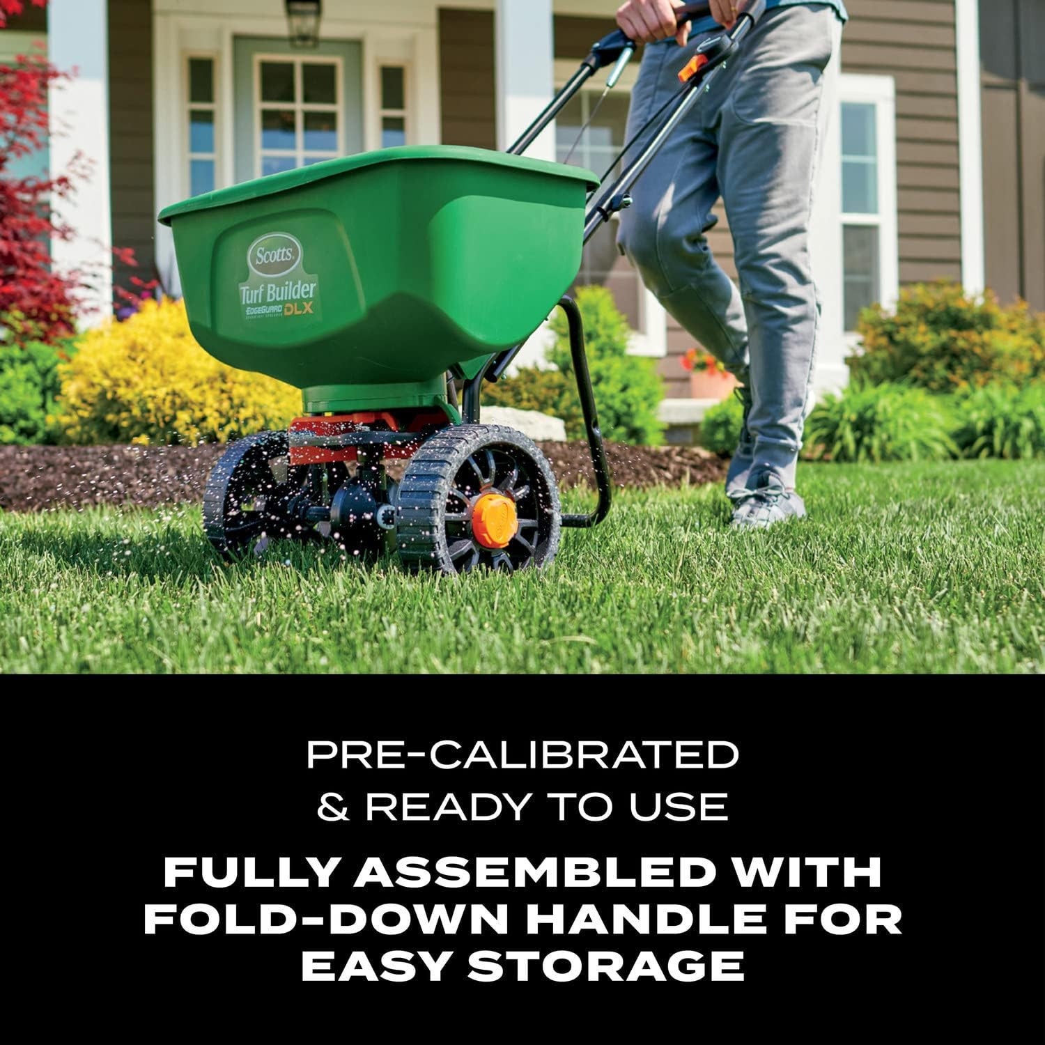Turf Builder Edgeguard DLX Broadcast Spreader