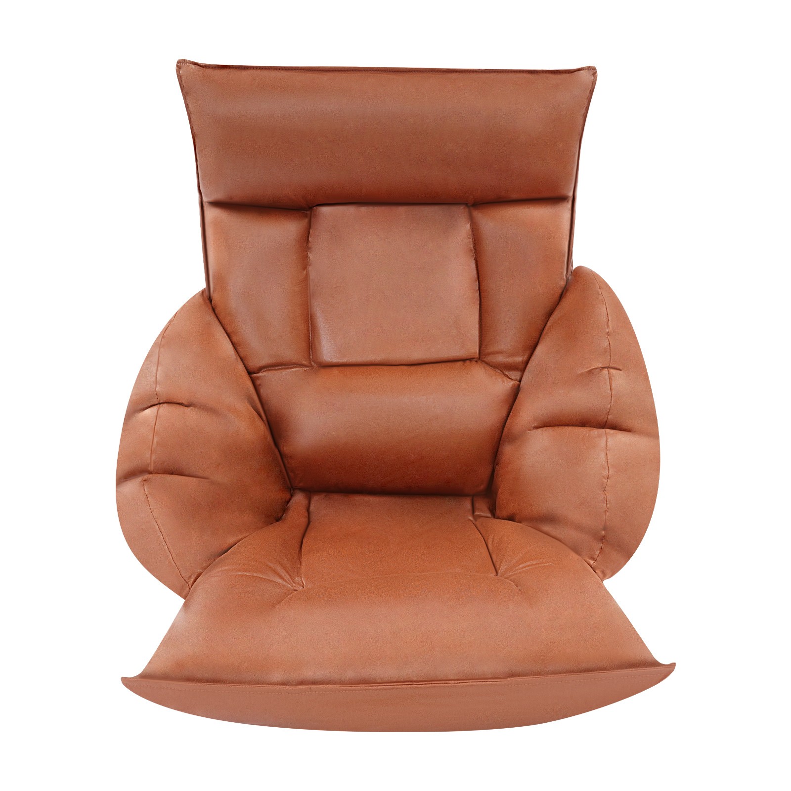 Adjustable 90°-180° Lazy Sofa Chair With Armrest Floor Standing Rest Stool Home