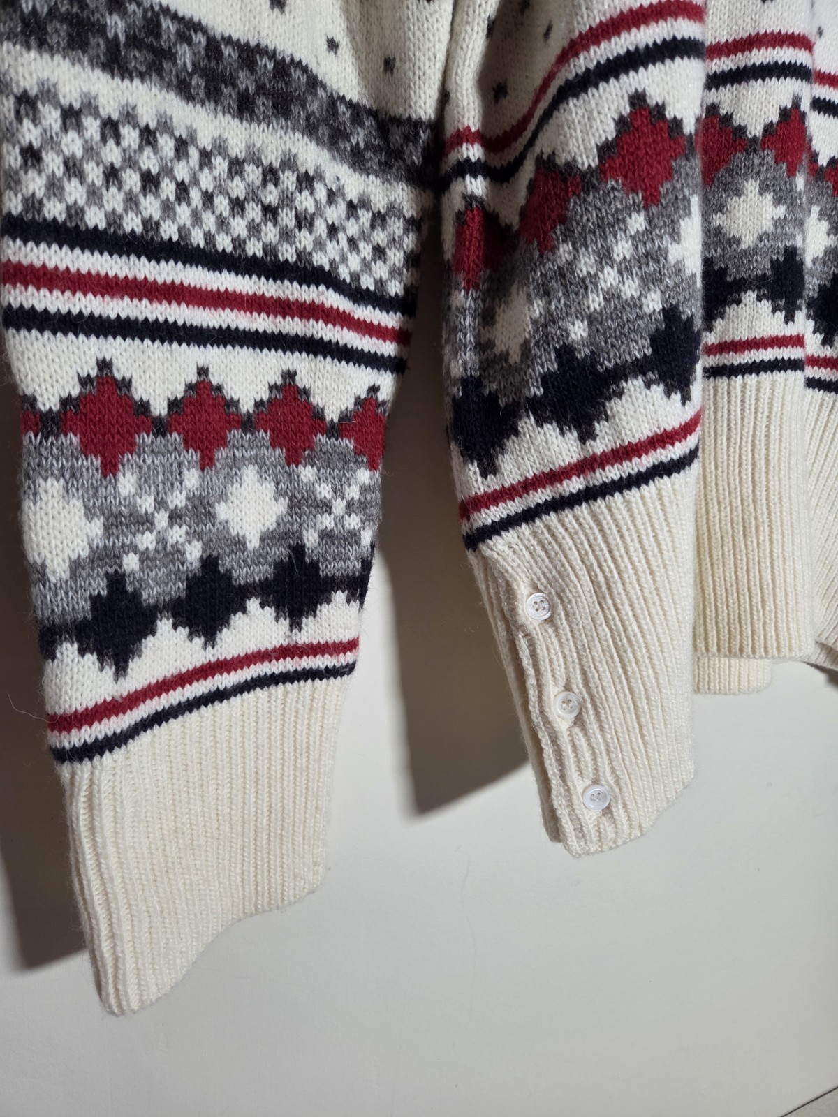 Ayuko Elephant Knit Fairisle Jumper Size Large