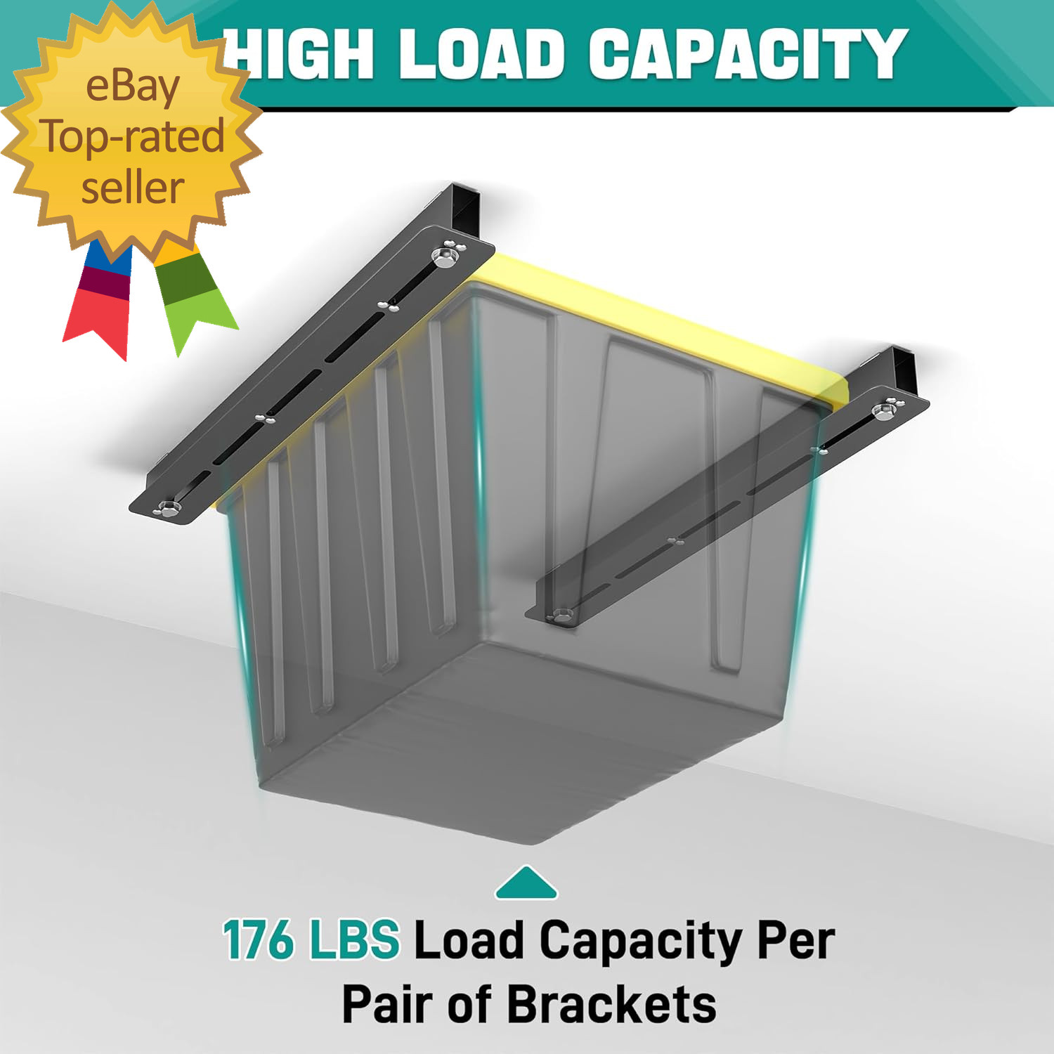 Ceiling Storage Rack Heavy Duty Overhead Garage Storage Rack,Adjustable Ceiling