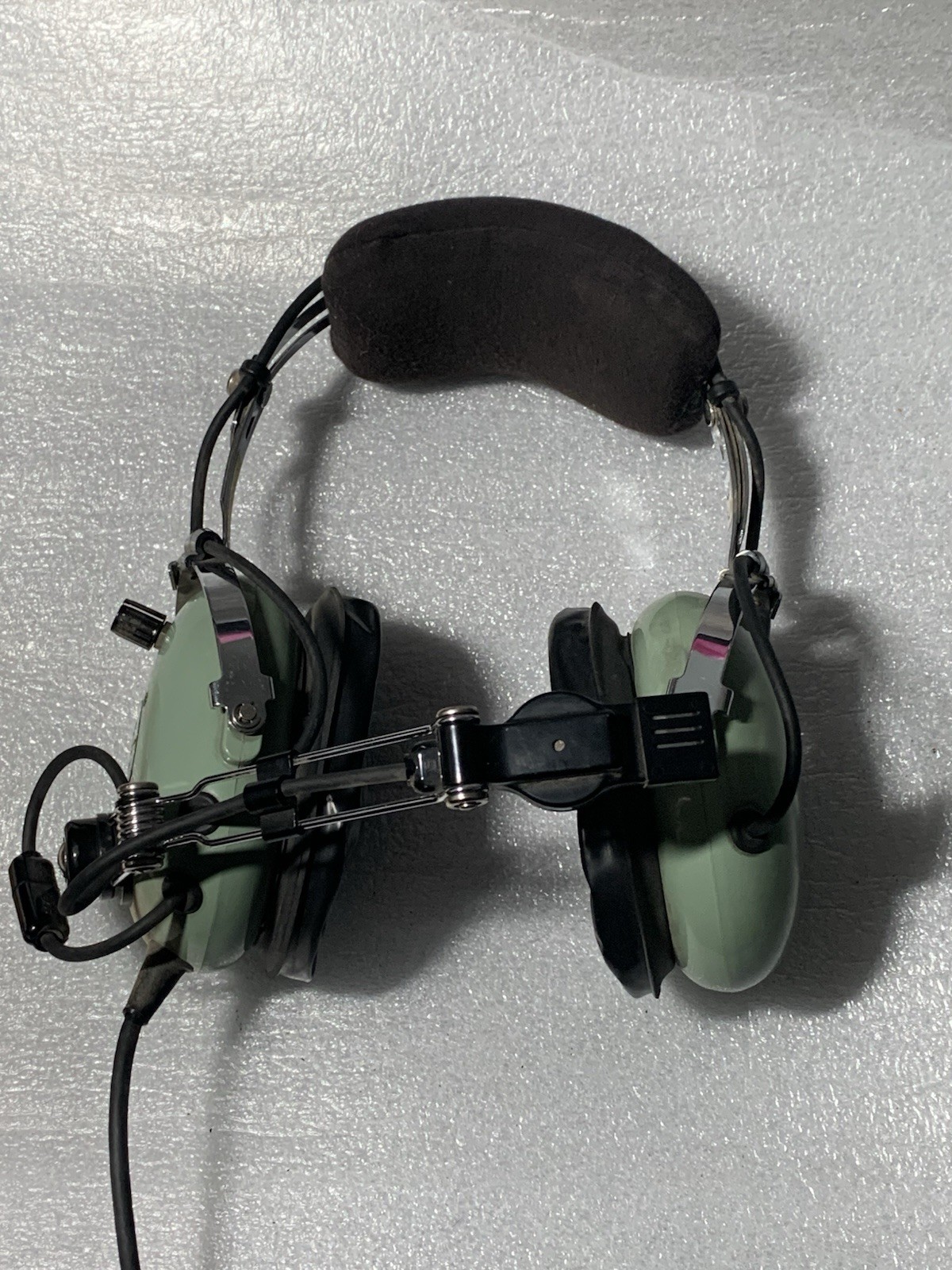 David Clark H10-76 Aviation Pilot Headset Military Flight Headphones Untested