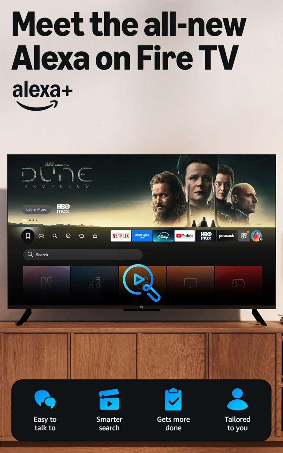 Amazon Fire TV Stick 4K Select (newest model) start streaming in 4K AI powered
