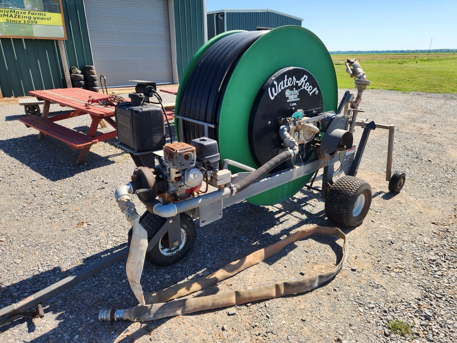 Kifco  T-200L  Irrigation Hose Reel with booster pump