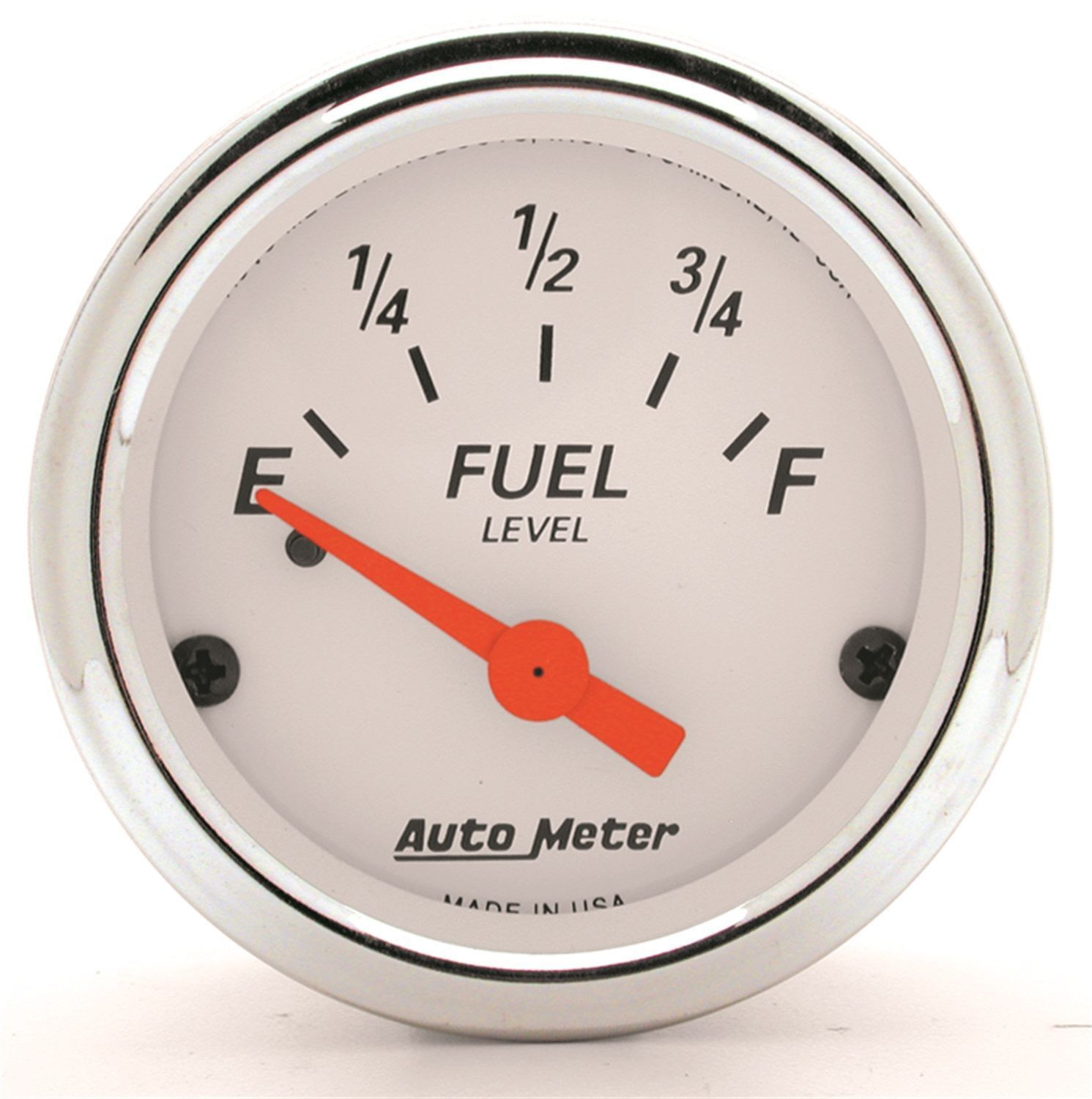 AUTOMETER Arctic White 0-90 Ohms ELECTRIC GM CHEVY FUEL LEVEL GAUGE 2-1/16"
