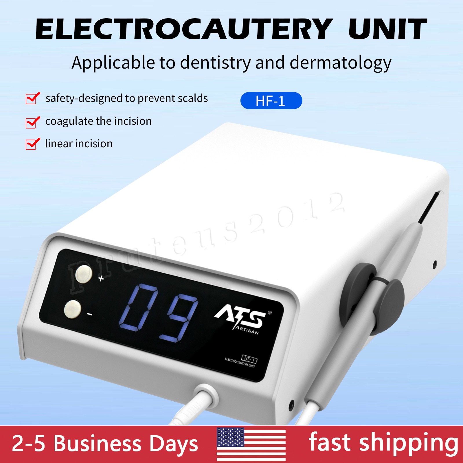 Electro Electrosurgery Unit Machine High Frequency Electric 9pcs Tips Dental