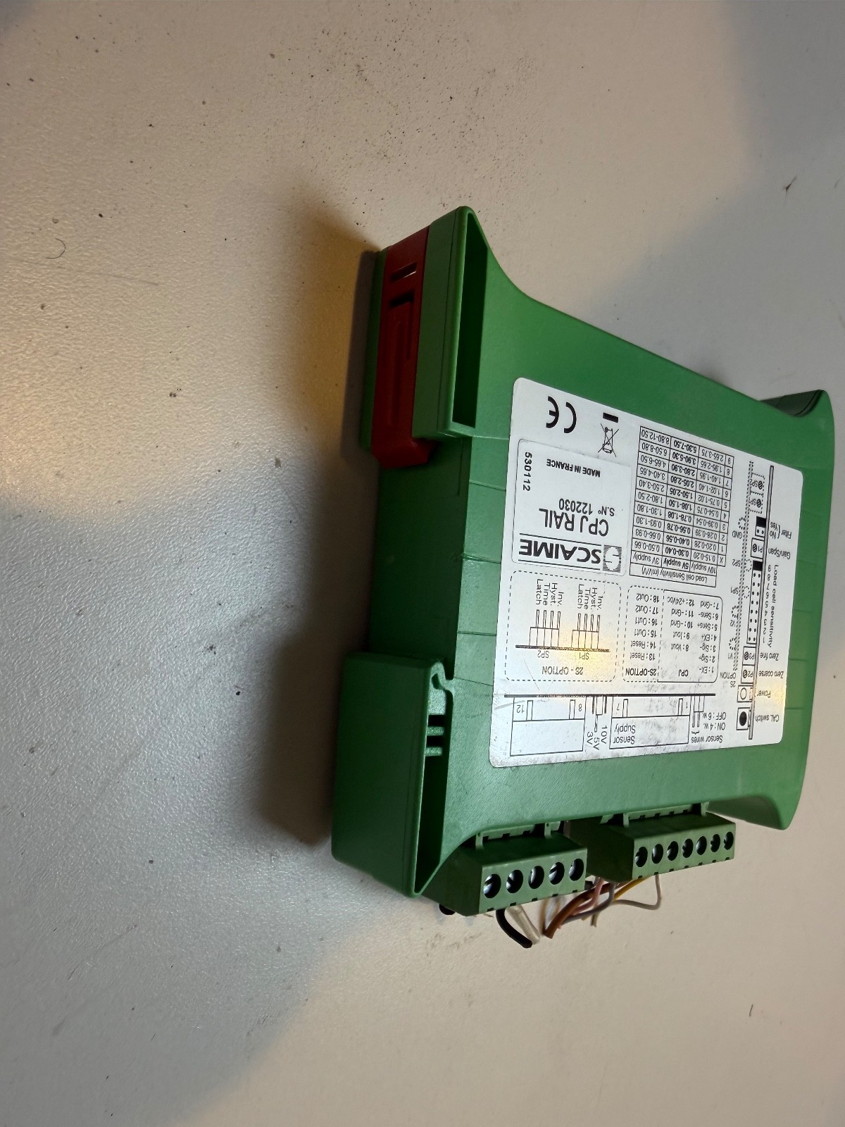 SCAIME CPJ RAIL Analog Strain Gage Conditioner